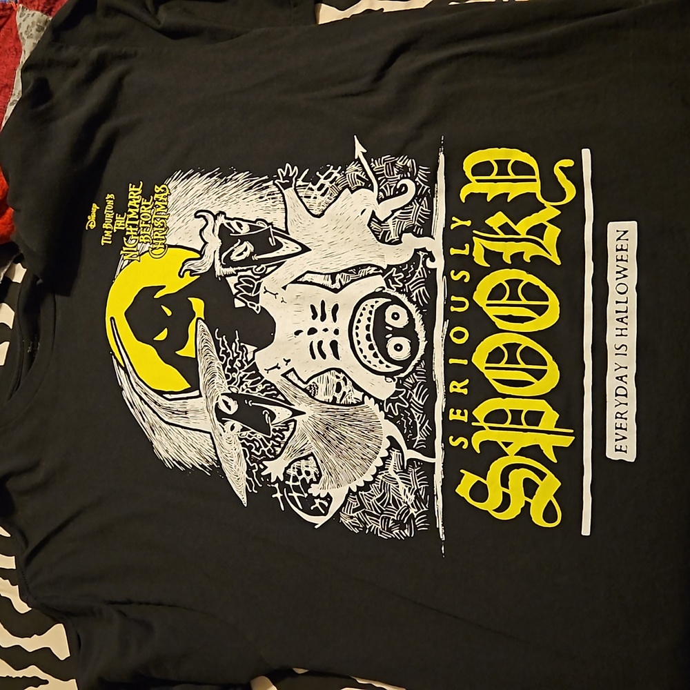 Nightmare Before Christmas Spooky Long Sleeved Shirt XL